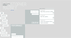 Desktop Screenshot of christophermarney.com